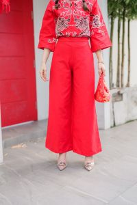 เซ๊ตตรุษจีนขายาว ผ้าฝ้ายเชียงใหม่