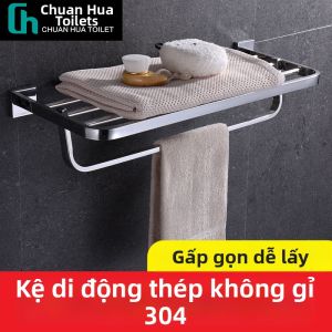 Bộ Giá Treo Khăn Phòng Tắm Gấp Đượ