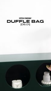 [DB.01] Open Ending Tas Fitness Gym Travel Bag Tas Olahraga Duffle Bag Black