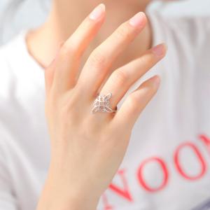 Skyrim Witch Knot Ring for Women Stainless Steel Witchcraft Amulet Jewelry