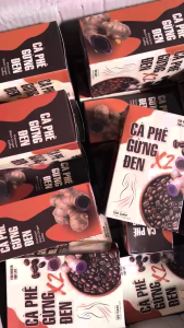 Cà Phê Gừng Đen X2 Mộc Tâm Hộp 15 Gói Chính Hãng Cao Cấp - Kiểm soát vóc dáng cân đối hoàn hảo an toàn cho chị em