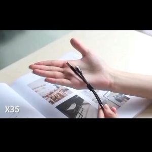 สายชาร์จมือถือ สายชาร์จ Hoco รุ่น X35 สายแบบสั้น 25 CM สายชาร์จพอร์ต Lightning/ Micro USB/Type C คุณภาพสินค้าดี มี2สีให้เลือกด้วยกัน (สีทองและสีดํา)