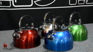 Cerek Berbunyi 3x Extra Thick 410SUS 3L Stainless Steel Whistling Kettle Camping