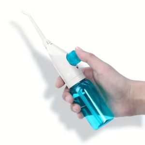 1Pcs High Pressure Oral Irrigator Portable Teeth Clean Water Dental Floss Manual High Pressure Water Toothpick For Household