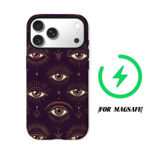 Mystic Evil Eye Phone Case for iPhone 18 17 16 15 14 13 12 11 Air Pro Max Plus Double-layer Cover