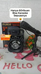 SPEAKER AKTIF BLUETOOTH KARAOKE MIC SPEKER USB