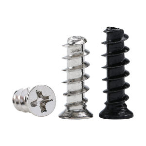 POWER&STRONG | Nickel/Iron Black Flat Head Self-Tapping Screw M5