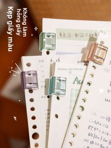 SANNIANERBAN | Student Organizer File Folder Document Clip 3D Push Binder