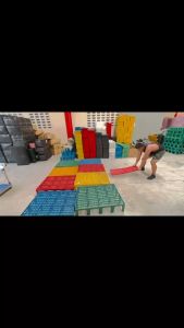 Pearlstar HEAVY DUTY Elevated Plastic Matting Dog or any Purposes Matting High Quality 2 PCS Minimal CHECK OUT