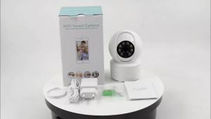 4MP ICSee PTZ Baby Monitor Camera WiFi Indoor Security Cam Two-Way with Voice Intercom & Night Vision CCTV Surveillance for Home