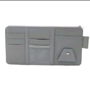 Sun Visor Car Organizer Tempat Kartu Pen Handphone Mobil Sunvisor