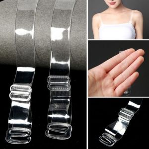 🔥Cadia👍1 pair Transparent Straps clear womens bra transparent bra strap