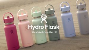 Hydro Flask Tumbler 32oz Wide Mouth Flex Straw Cap - Tonal Agave