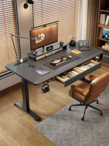 QIANTONG | Multipurpose Electric Adjustable Desk Solid Wood