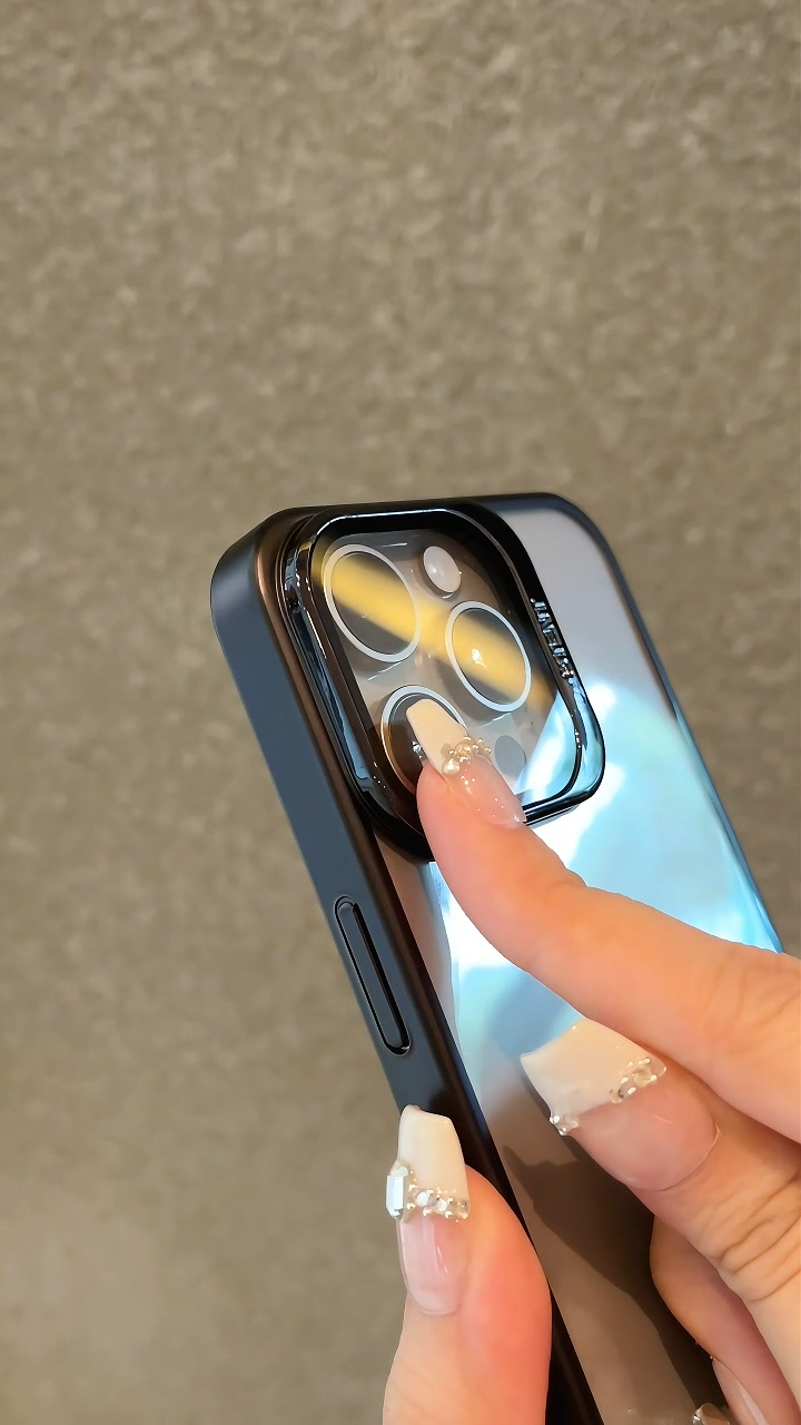 Luxury Plating Case iPhone 13 14 15 pro max PC cover Camera Lens Protector Casing iPhone 13 14 15 pro max Transparent Hard Case