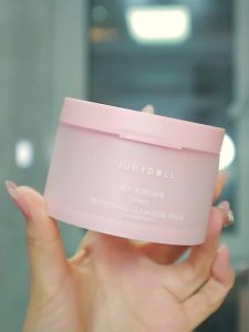 Judydoll Pink and Black Cleansing Gel Balm Makeup Remover Moisturizing Refreshing Natural Deep Cleansing Balm 100ML