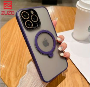 Zuzg cho iphone15pro Max chống rơi Ốp điện thoại cho Iphone 14 15Pro mờ vô hình khung thời trang trong suốt vỏ