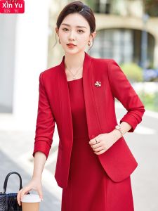 XINYU | Womens Professional Suit Set Spring Autumn