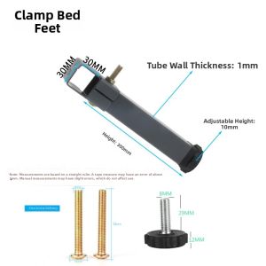 MUHUALAN | Adjustable No-Drill Bed Support