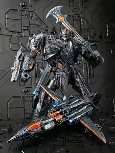 Black Mamba Tabo Transformable Robot - YS-02 / H8001-2 /  H6001-2 ( KO TLK Voyager Class Megatron ) The Last Knight Rendsora Toys for boys