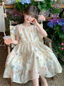 SQTN.KIDS | Stylish Girls Dress Floral Summer Dress
