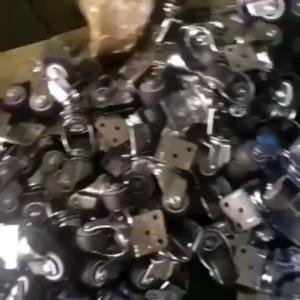 HOL 4 Pcs L Type Universal Roller for Trolley Soft Rubber Baby Crib Bed Wheels Wheels Furniture Casters Swivel Caster