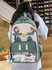 Large Capacity School Bag for Elementary Girls Unique Design Anti-Theft Childrens Bag with Card Storage Pockets Backpack