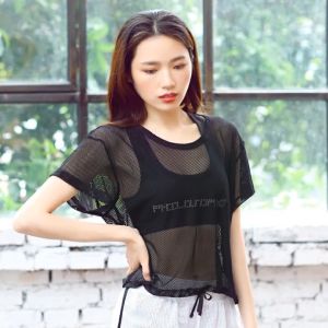 Áo Tank Top Lưới Croptop Cực Xinh Mặc Ngoài Áo Bra Tập Thể Thao ĐI chơi