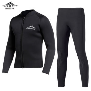 Sbart 1.5mm chia Wetsuit cá mập BART ấm đồ bơi lướt sóng lặn sâu đồ bơi tay dài lạnh wetsuit