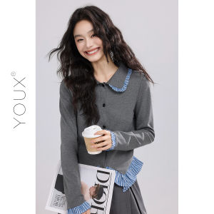 YOUXIANG | Áo Blouse Đẹp Họa Tiết Sọc Cho Phụ Nữ Mùa Thu