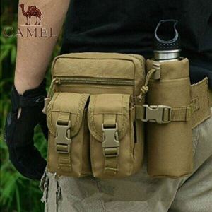 Camel Mens Tactical Casual Waterproof Pouch Waist Bag Packs Outdoor Military Bag Tactical Wallet Waist Packs