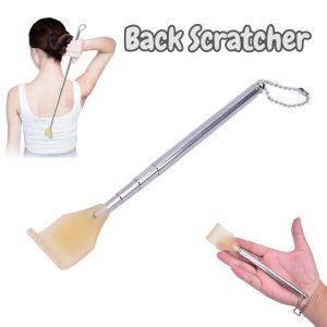 Portable Back Massage Tools Stainless Steel Telescopic Scratcher Relaxation Anti Itch Claw Telescopic
