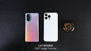 MEMO rice ink icing mobile phone radiator magnetic back clip universal CX07 chicken eating artifact detachable