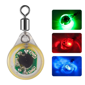 Seeko Fishing Lure Trap Light LED Eye Shape Fish Bait Luminous Lure Lamp