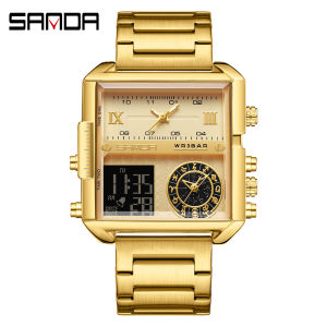 นาฬิกา ควอตซ์ นาฬิกา ของ มือ กันน้ำ สำหรับ ผู้ชาย หรู หรา นาฬิกา กีฬา สำหรับ บุรุษฎร์ แบรนด์ ชั้น นำนาฬิกา สแตนเลส เรือง แสง