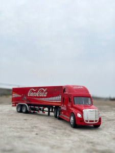 1/64 Scale Metal Container Transport Truck Model