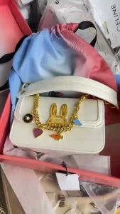 Túi C N K Phiên Bản Tay Thỏ Kèm Charm Fullbox Túi Vải Hãng Đặc Biệt Kèm Ảnh Thật Chuẩn Hãng Y Hình Size 17cm (Authentic Tuồn) Túi Pu Leather Kích Thước 17Cm Túi Thời Trang Casual Singapore - Lazada