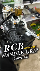 RCB PRO HANDLE GRIP NAGAMAKI FULL RUBBER Universal Handle Grip Rubber Motorcycle New Upgraded Appearance Retrofit Handlebar