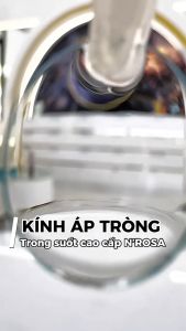 Lens trong suốt cận có độ 1-10 cho mắt thở N’Rosa Angel Eyes phân phối kính áp tròng trong suốt Nano Silicone Hydrogel