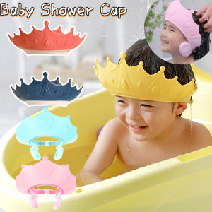 Baby Shower Soft Cap Adjustable Hair Wash Hat For Kids Ear Protection Safe Children Shampoo Bathing Shower Protect Head Cover