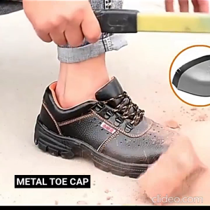PRODIY Safety Shoe Steel Toe Cap Mid Sole Low Cut Black Safety Boots Kasut Keselamatan RANDOM COLOR