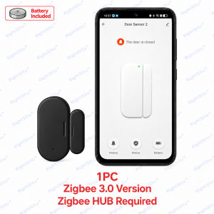 Zigbee 3.0 Contact Sensor Smart Door Window Open Close Detector Hub Required Works With ZHA Zigbee2MQTT Alexa Yandex Alice