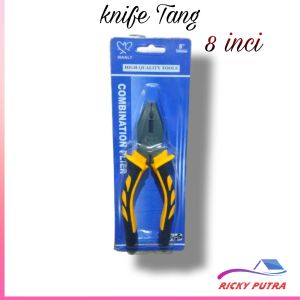 Knife Tang kombinasi Wanly ukuran 8 inci gagang karet Gegep