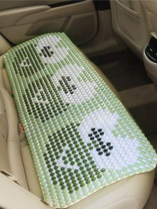 Car Seat Back Summer Three-Piece Car Seat Cushion Cool Ice Pad Breathable Cartoon Cute