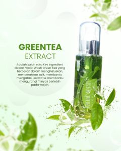 Facial Wash Greentea SR12 Sabun Wajah Cair 100ml
