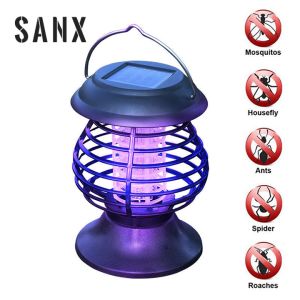 SANX Solar Mosquito Killer Lamp LED Insect Mosquito Killer Fly Lamp