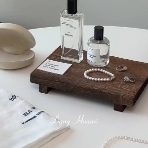 Retro Log Aromatherapy ถาดน้ําหอมเครื่องประดับถาด Rack Key Rack Entrance ตกแต่งบ้าน