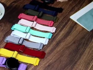 20mm 22mm Elastic Nylon Loop Strap for Samsung Galaxy Watch 4 5 6 7 40/44mm Pro Calssic 42/46mm Band Huawei Gt2/3 Amazfit Gts2/4