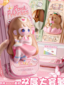 พร้อมส่งกล่องดินสอ กระเป๋าดินสอ เครื่องเขียน ลายนูน3D ลายคาปิบารา