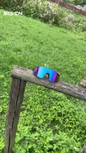 kapvoe | Kính Đi Xe Đạp Trẻ Em SCVCN UV400 Kính Râm Thể Thao Ngoài Trời Photochromic Dành Cho Bé Trai Và Bé Gái Chạy Bộ Kính Mắt Bóng Chày Khung Hình Chữ Nhật Không Phân Cực